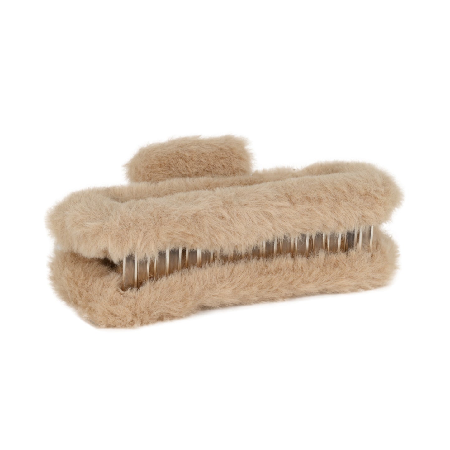 Soft Straight Claw Clip Mink - Hair Accessories