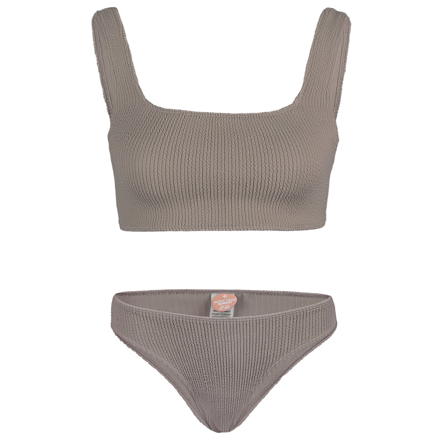 Celine Square Neck Bikini Hazelnut - ONE SIZE - Bikini