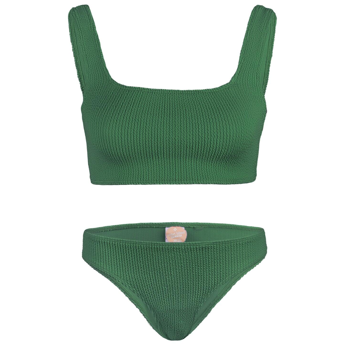 Celine Square Neck Bikini Kiwi - ONE SIZE - Bikini