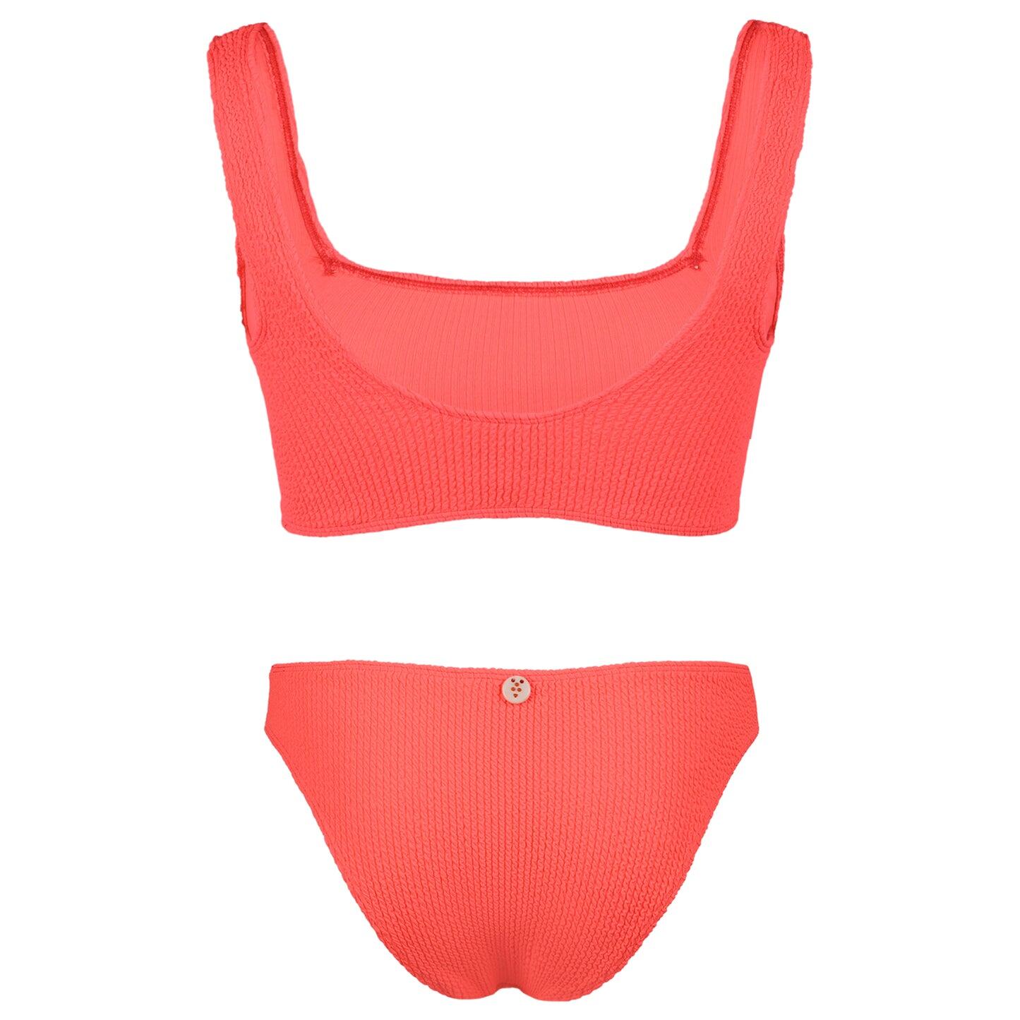 Celine Square Neck Bikini Strawberry - ONE SIZE - Bikini