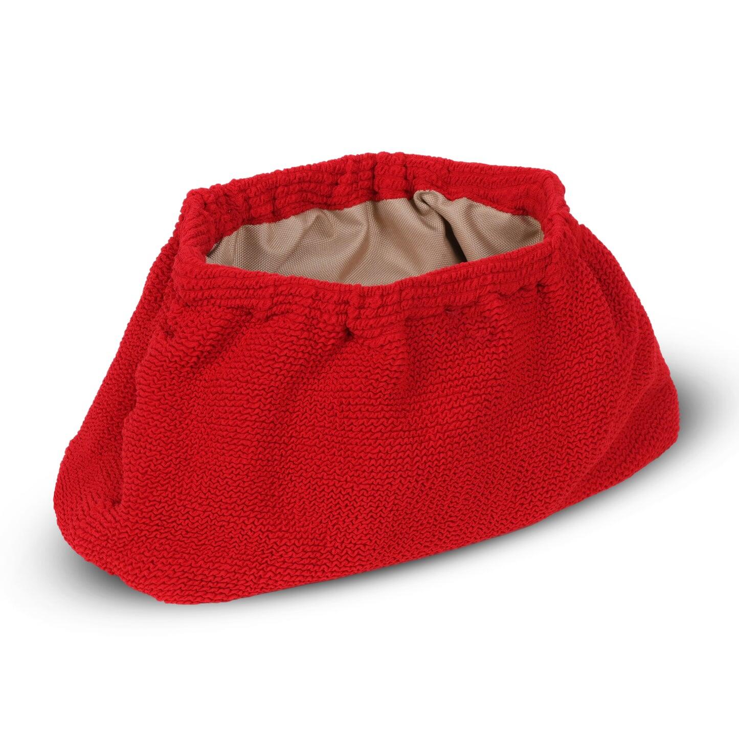 Crinkle Clutch Bag Cherry - ONE SIZE - Clutch Bag