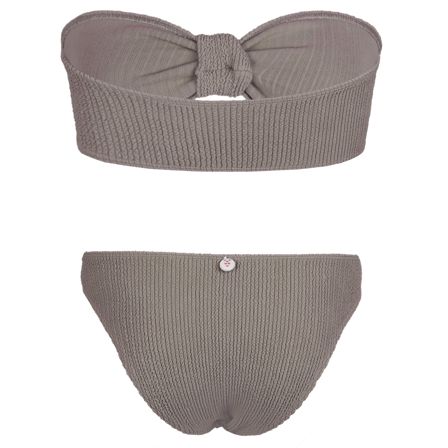 Lory Bandeau Bikini Set Hazelnut - ONE SIZE - Bikini