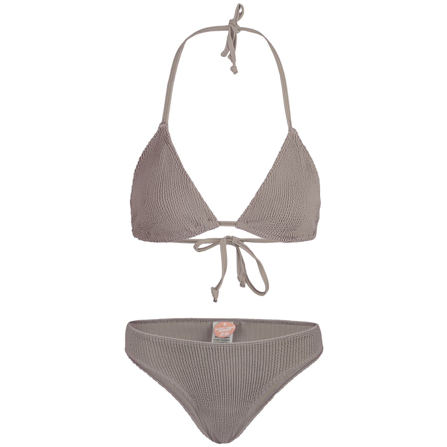 Mia Triangle Bikini Set Hazelnut - ONE SIZE - Bikini