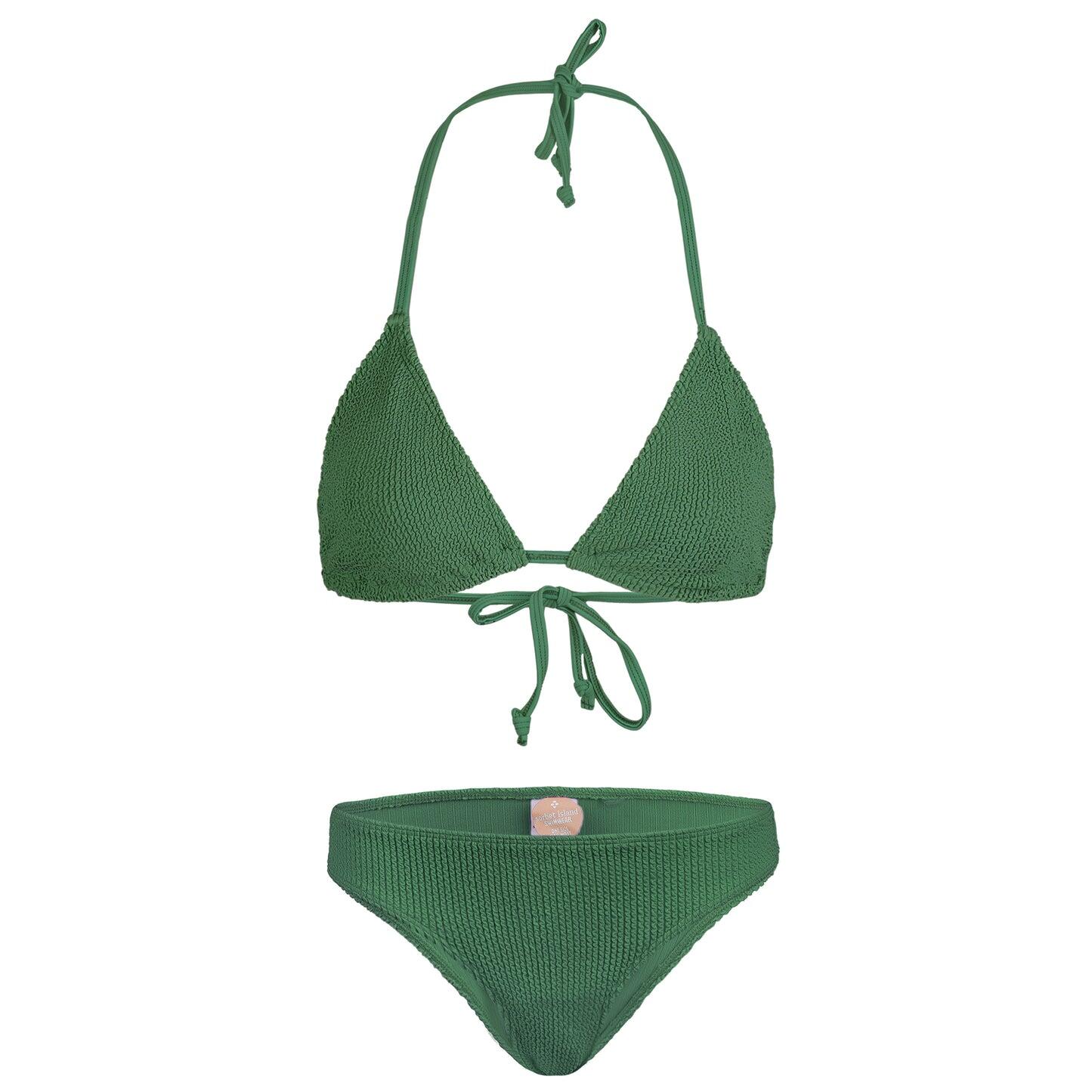 Mia Triangle Bikini Set Kiwi - ONE SIZE - Bikini