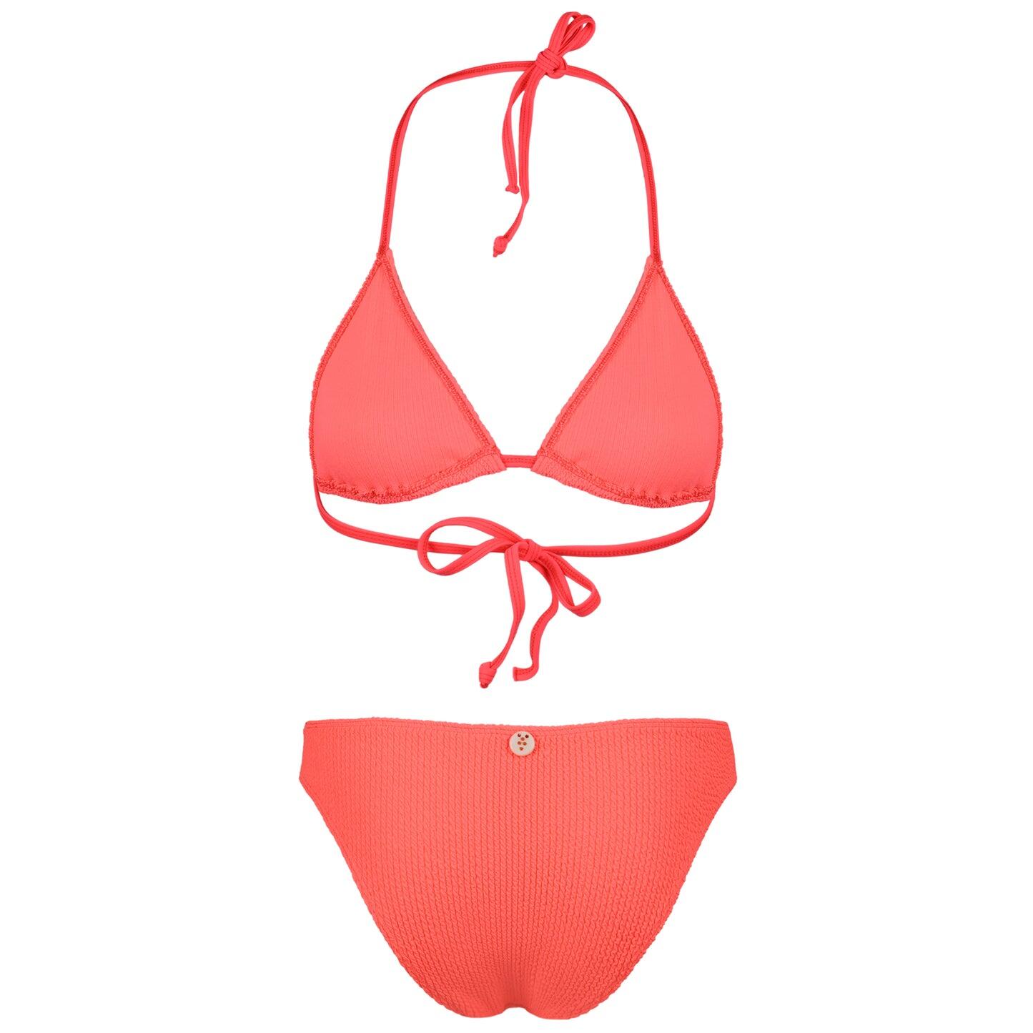 Mia Triangle Bikini Set Strawberry - ONE SIZE - Bikini