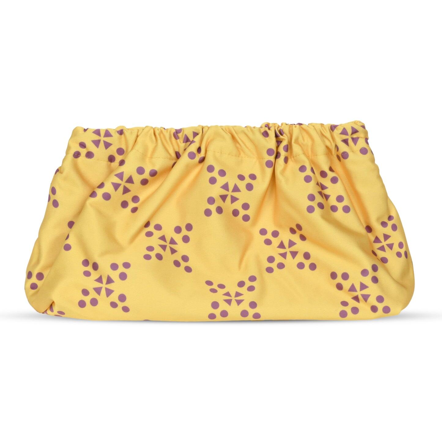 Multicolour Patterned Clutch Bag Banana - ONE SIZE - Clutch Bag