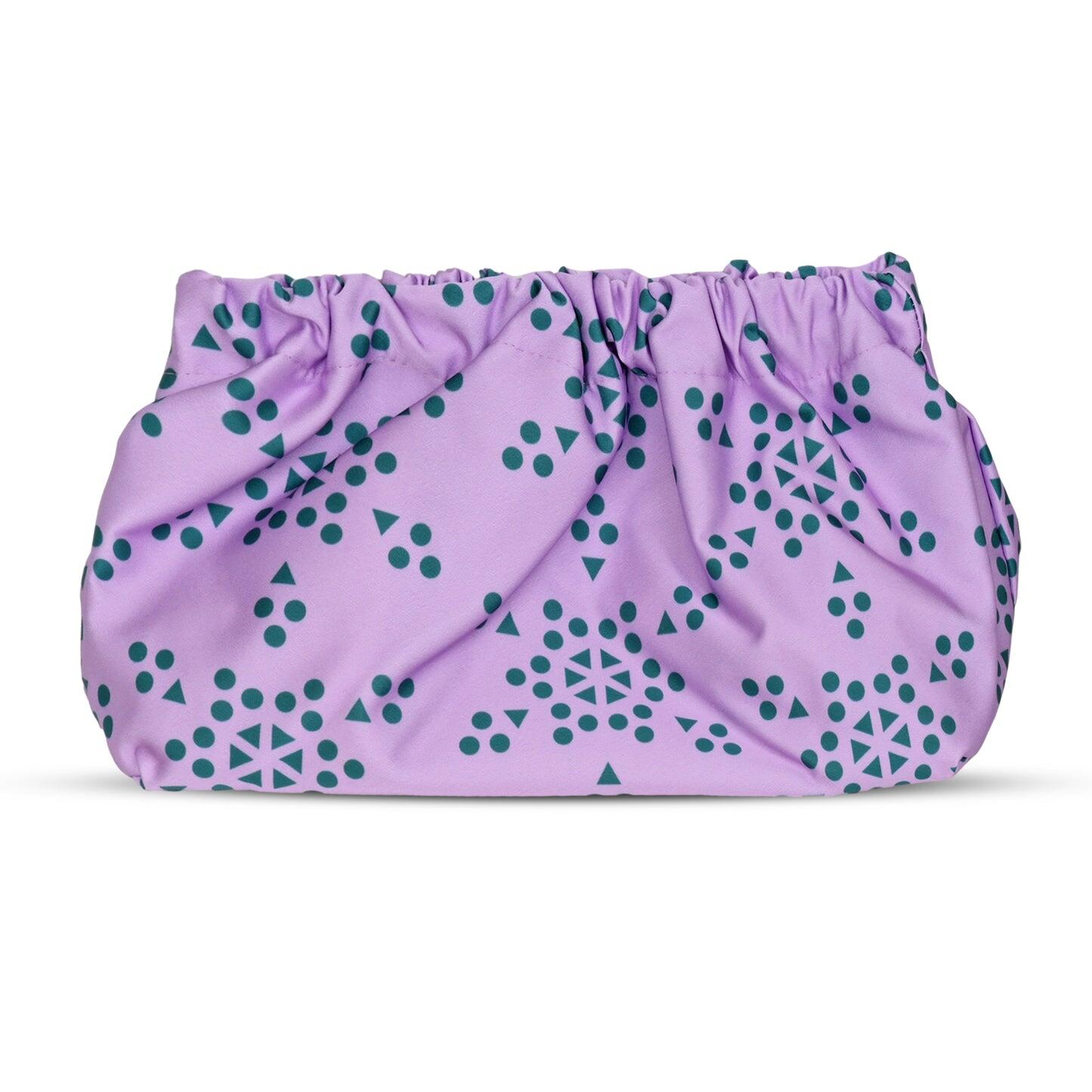 Multicolour Patterned Clutch Bag Fig - ONE SIZE - Clutch Bag