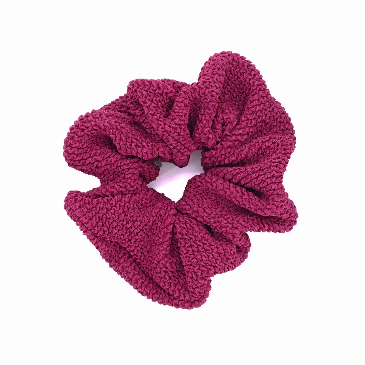 Maya Scrunchie Plum - ONE SIZE - Hair Accessories