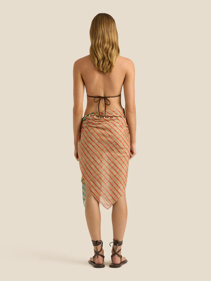 Square Pareo Reef Patch - ONE SIZE - Sarong