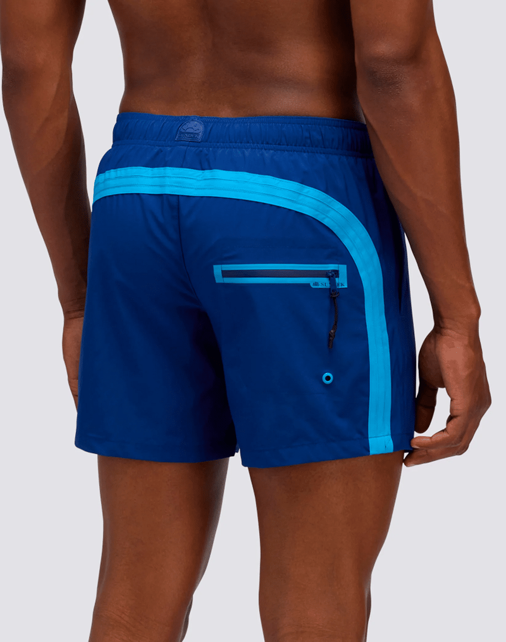 Boardshort Twilight With Blue Wave - Swim Shorts