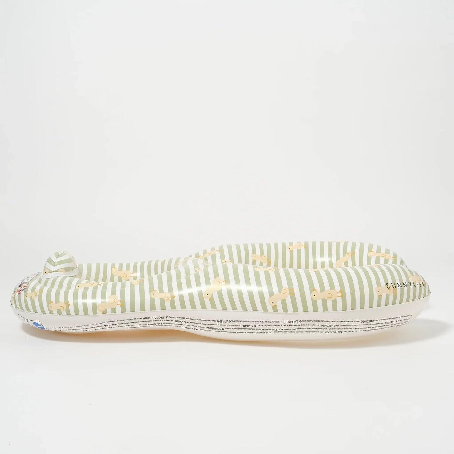 Float Together Baby Seat Duck Sage Stripe