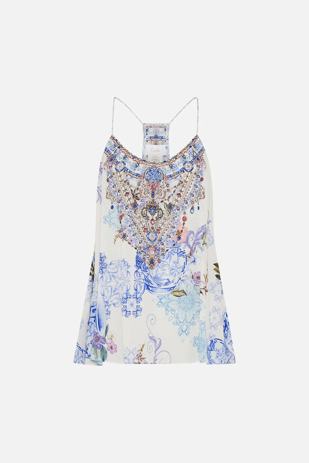 T Back Shoestring Top Paint Me Positano - Top