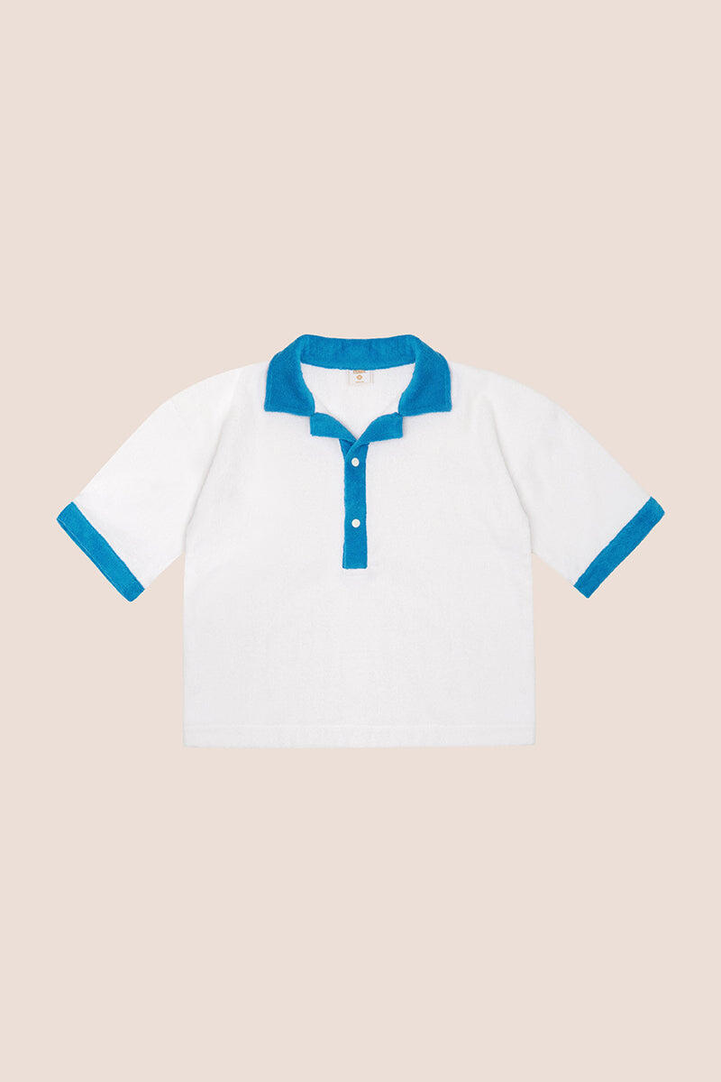 Estate Tee Bianco/Ciano - Top