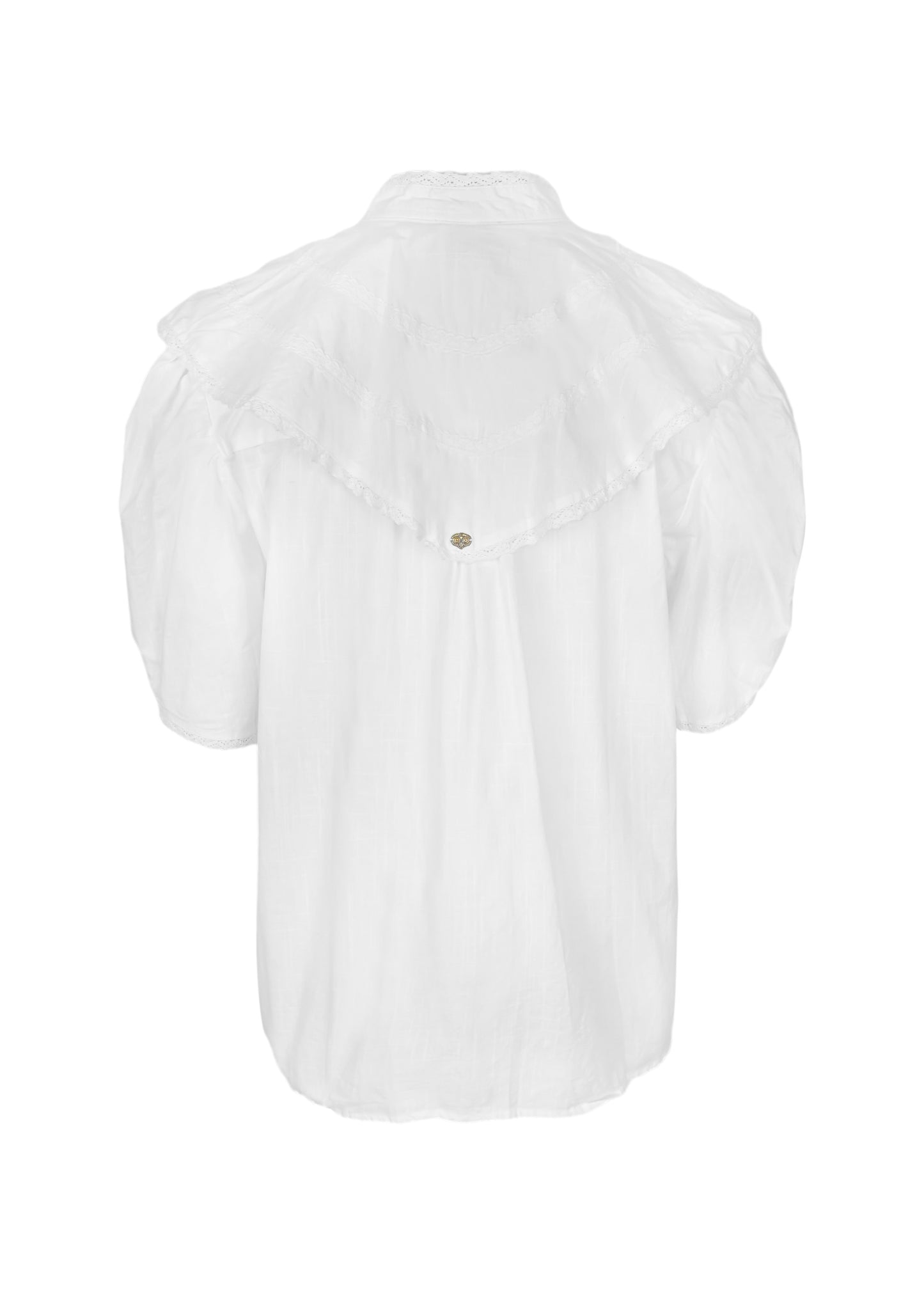 Cruz Cappa Shirt Plain Off White - Top