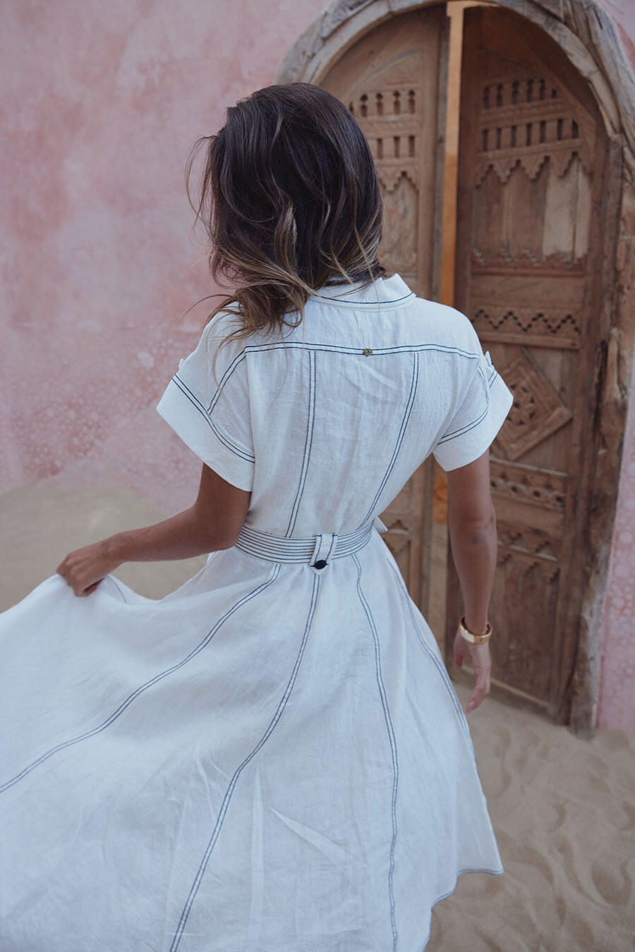 Ellen Von Shirt Dress White