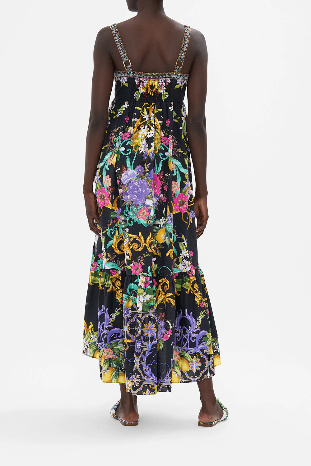 Tie Front High Low Dress Meet Me In Marchesa - Dress