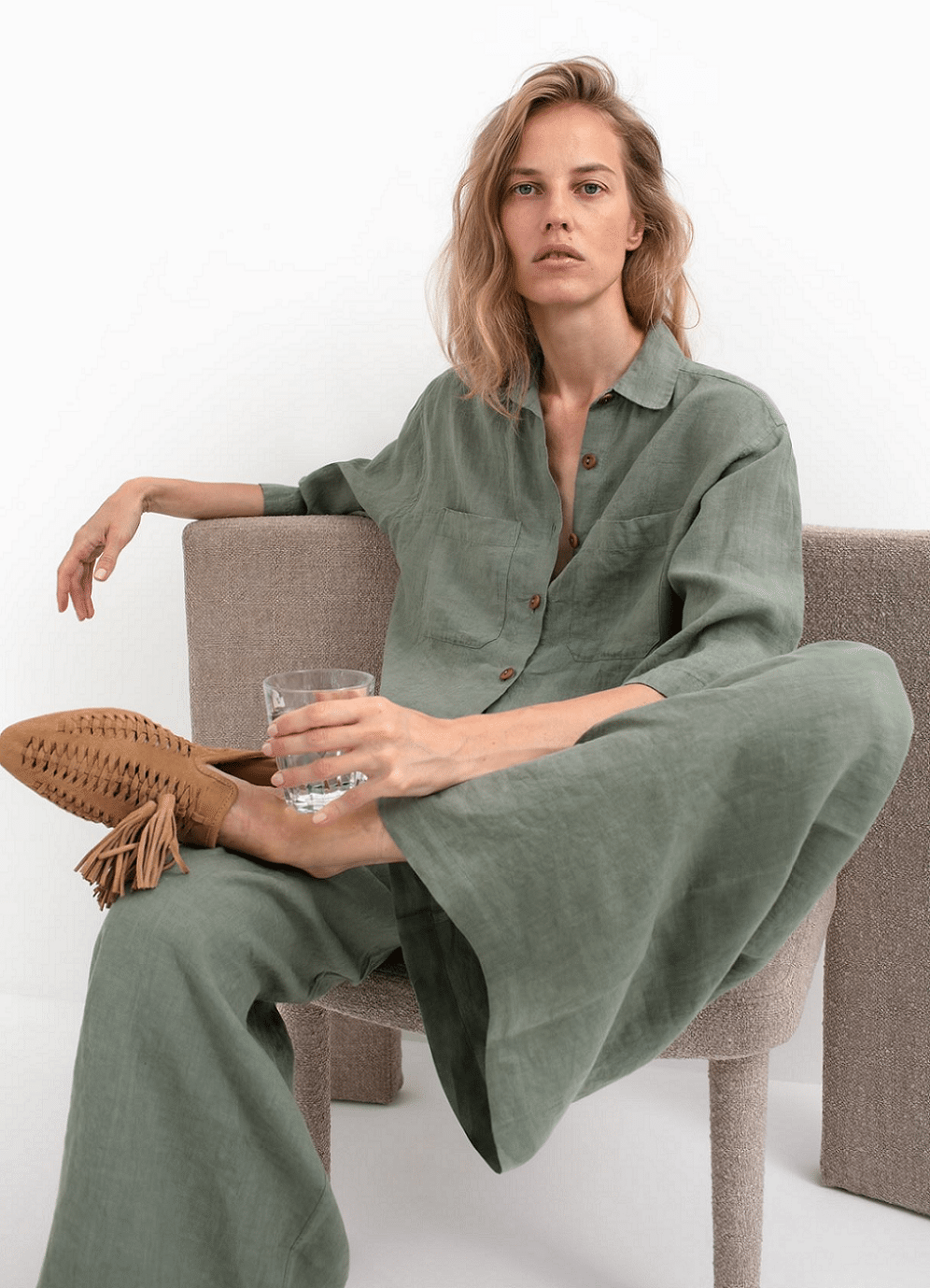 Top And Pants Set Algue - Set