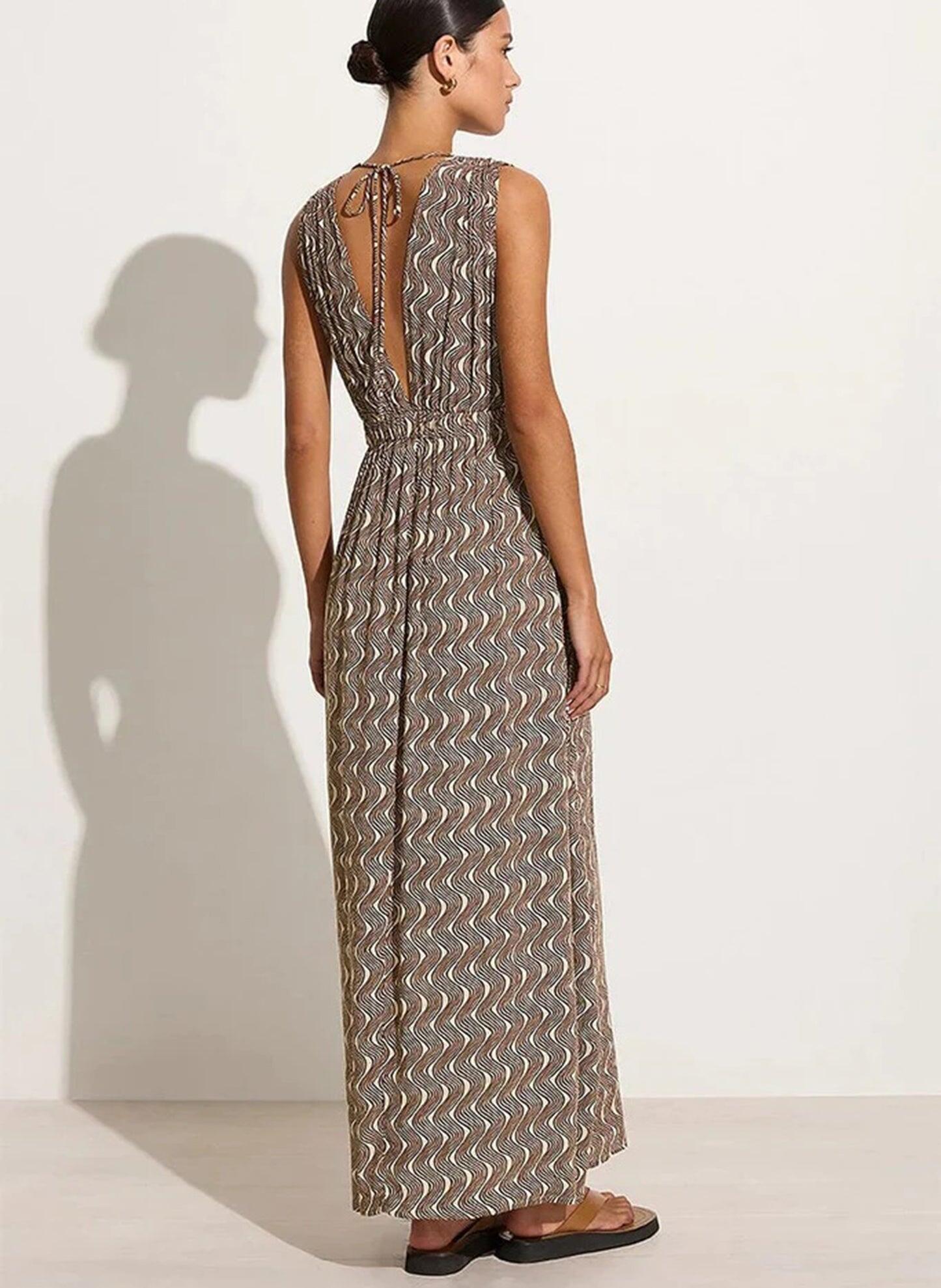 Tropicale Midi Dress Nilo Print - Dress