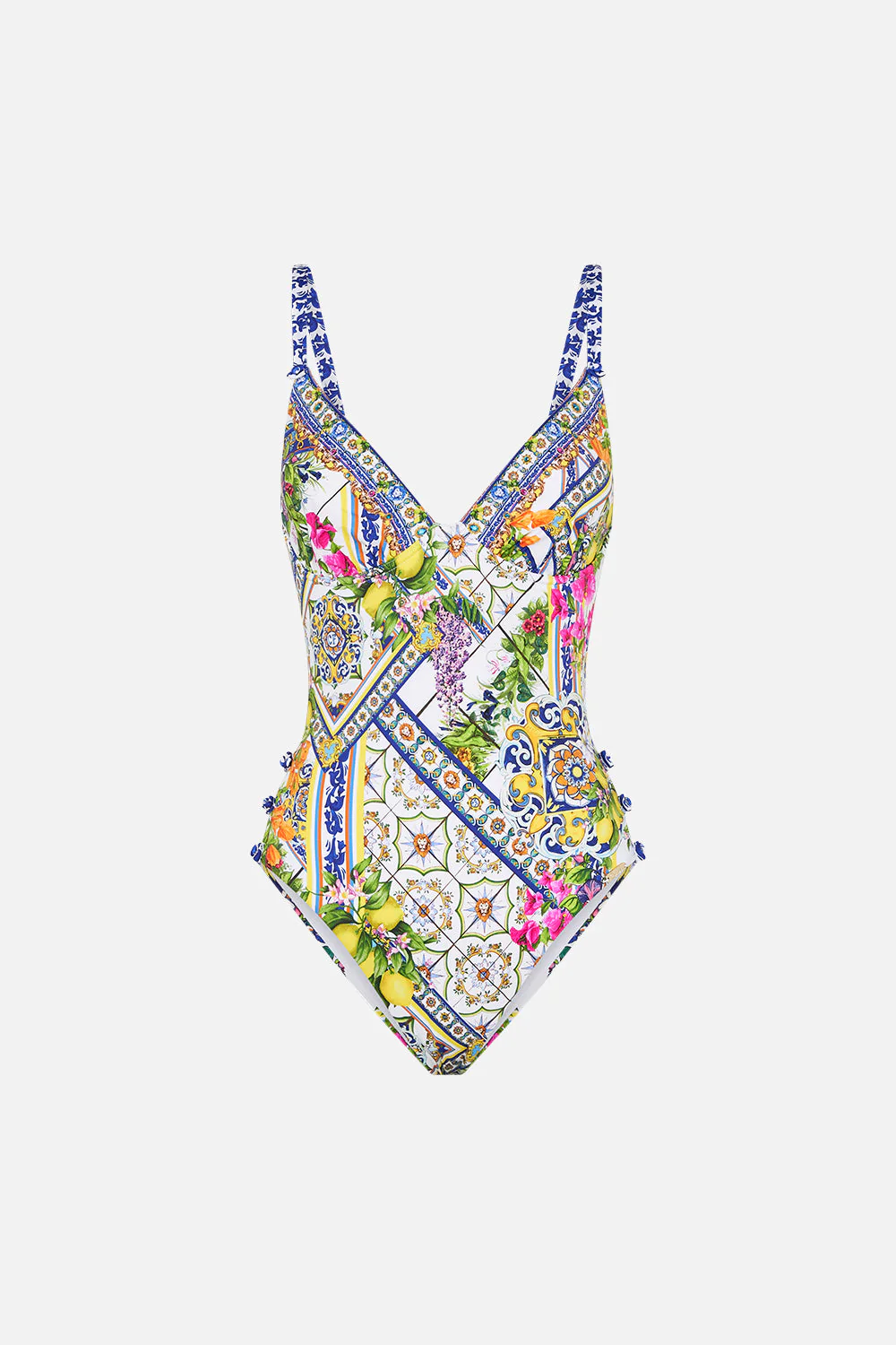 Underwire One Piece With Button Details Amalfi Amore - One Piece