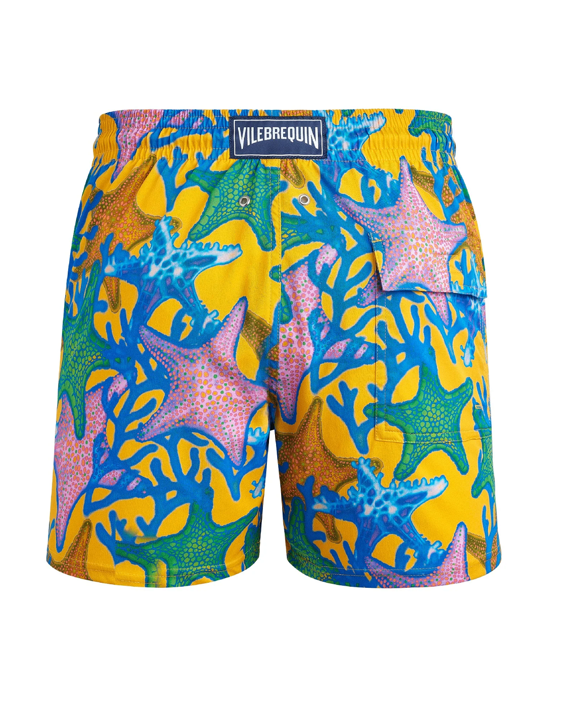 Moorise Men Swim Shorts Multicolored Glowed Star - Men’s Swim Shorts