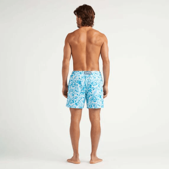 Men Swim Short Ultra Light-Packable Iced Turtles