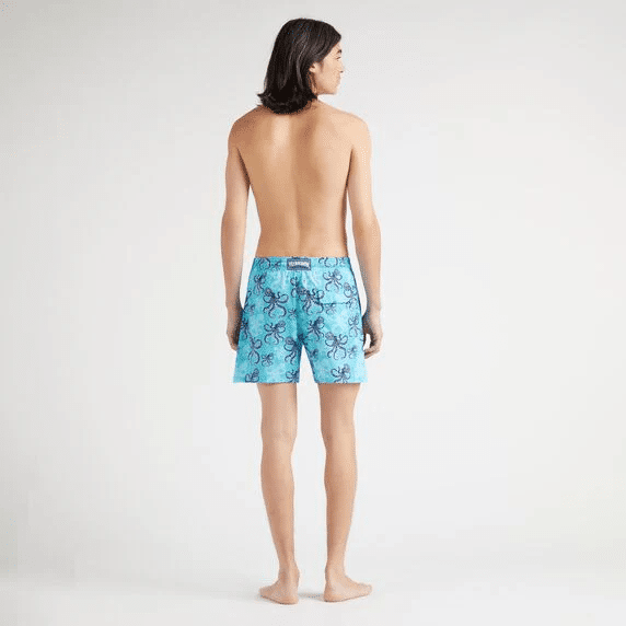 Men Stretch Swim Shorts Poulpes