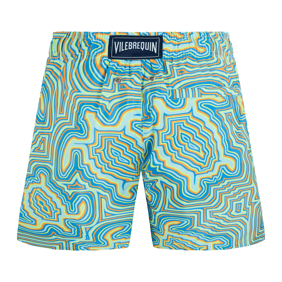 Boys Swim Short Ultra-Light and Packable Tortues Hyphotiques - Boys Swim Shorts