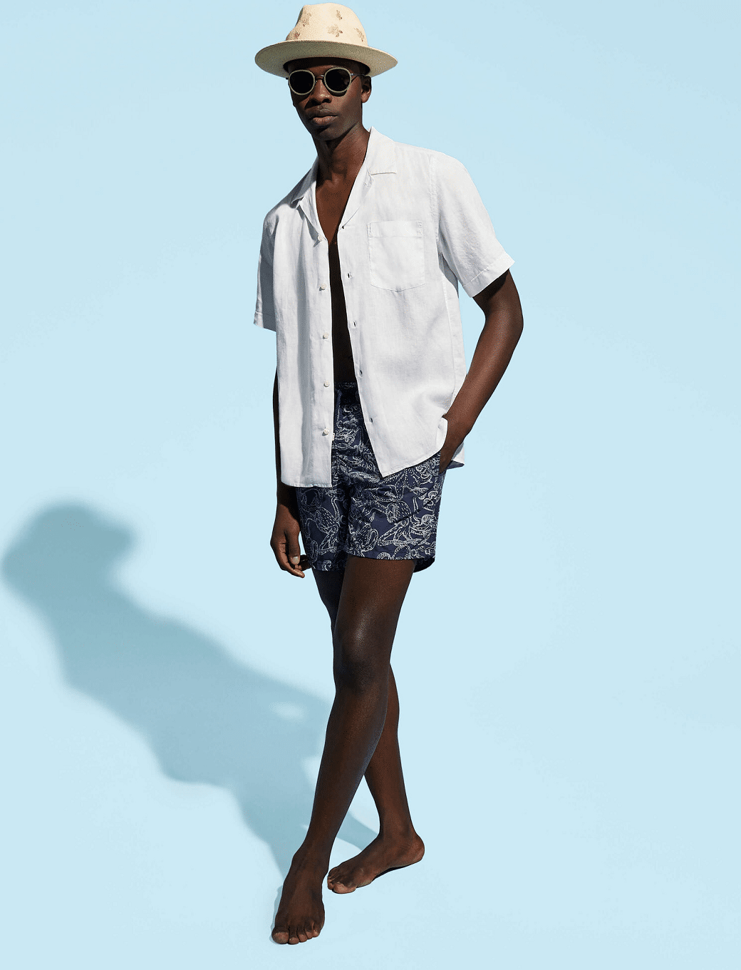 Charli Linen Short Sleeve Shirt White - Shirt