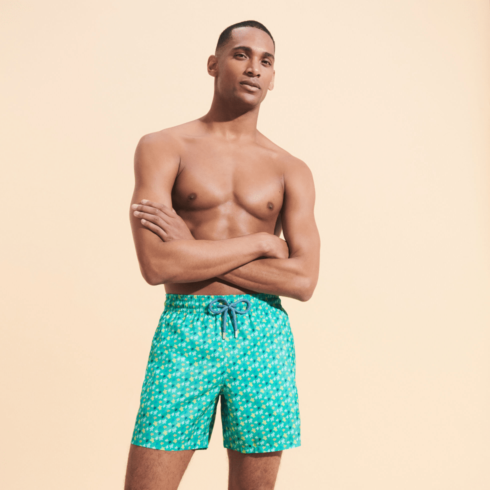 Mahina Swimming Short Rainbow Micro Ronde des Tortues - Men’s Swim Shorts