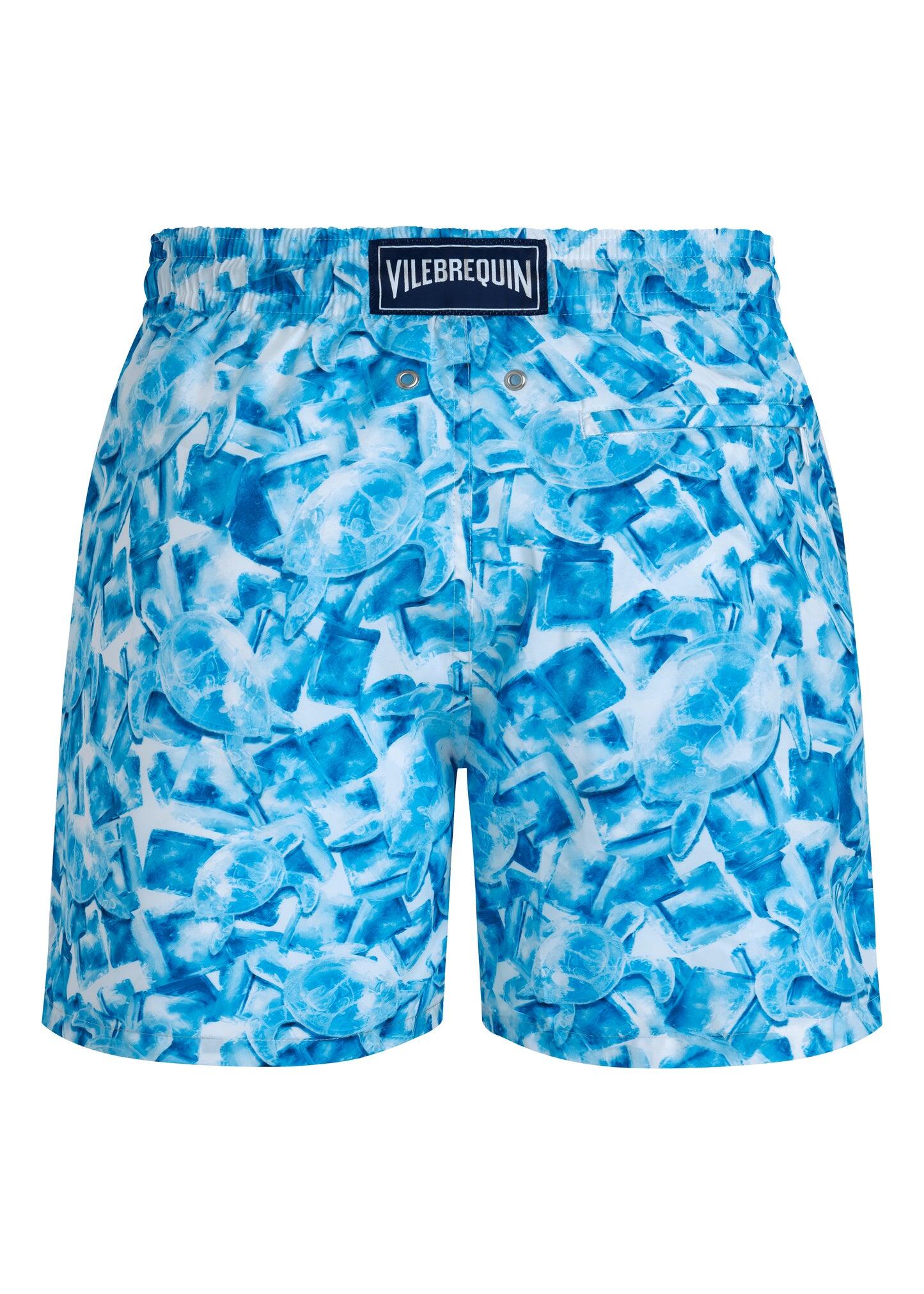 Men Swim Short Ultra Light-Packable Iced Turtles