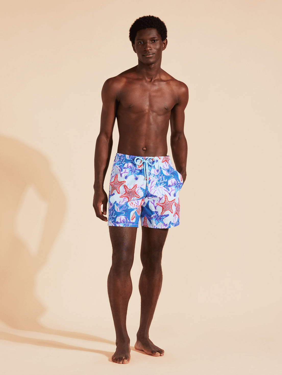 Men Swim Shorts Glowed Star - Men’s Swim Shorts