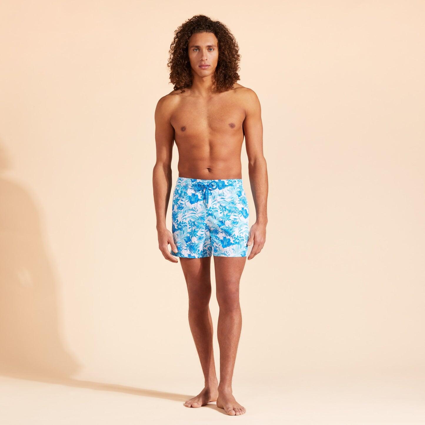 Moorise Stretch Swim Short Tahiti Flower - Men’s Swim Shorts