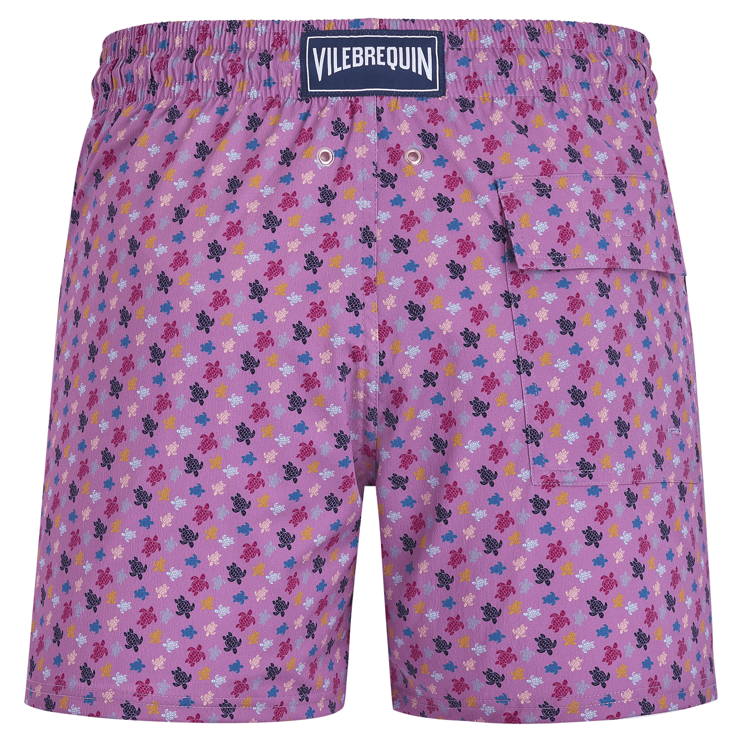 Moorise Micro Ron Ronde Des Tortues Rainbow Purple Swim Short - Men’s Swim Shorts
