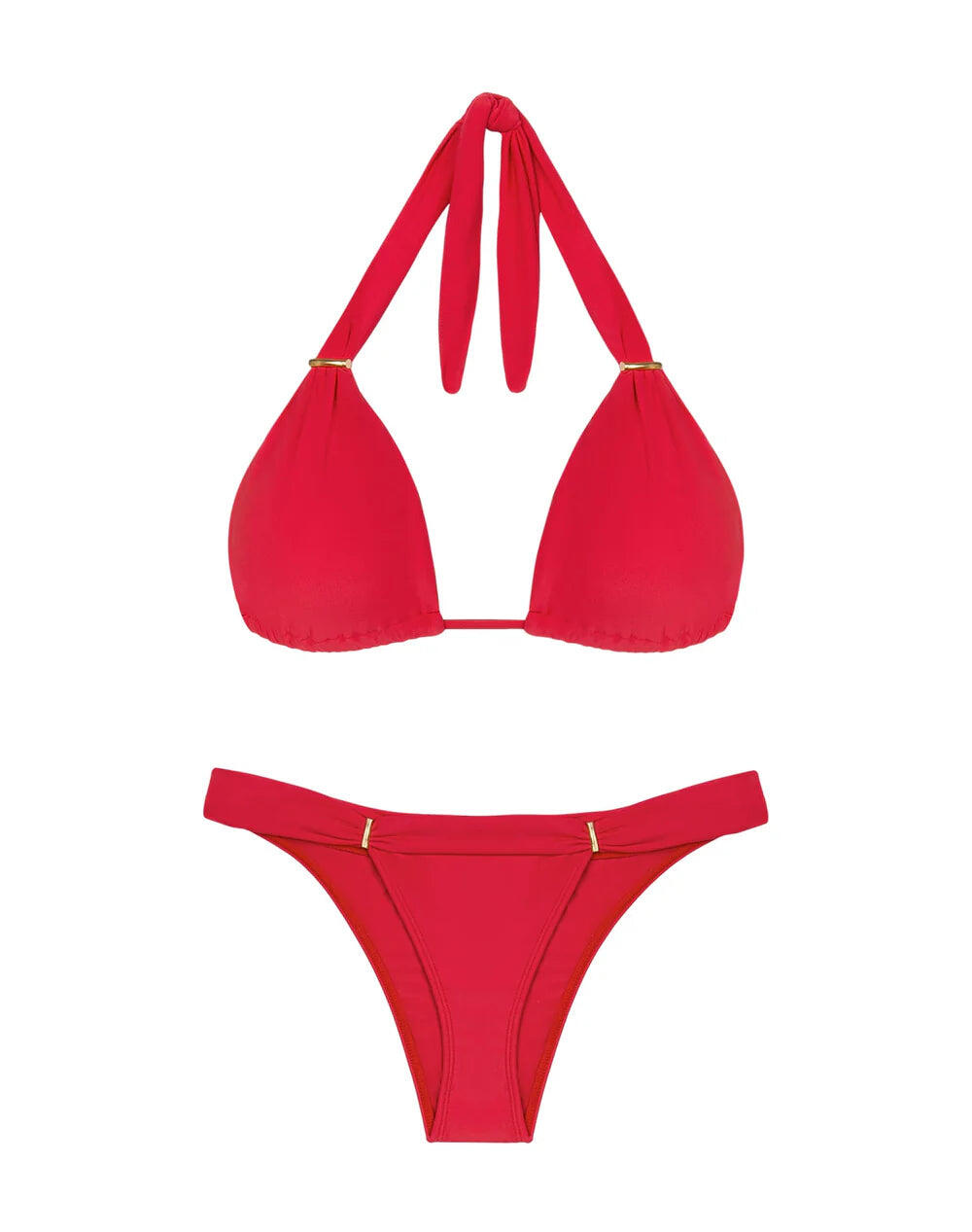 Solid Bia Tube Bikini Top Red - Bikini Top