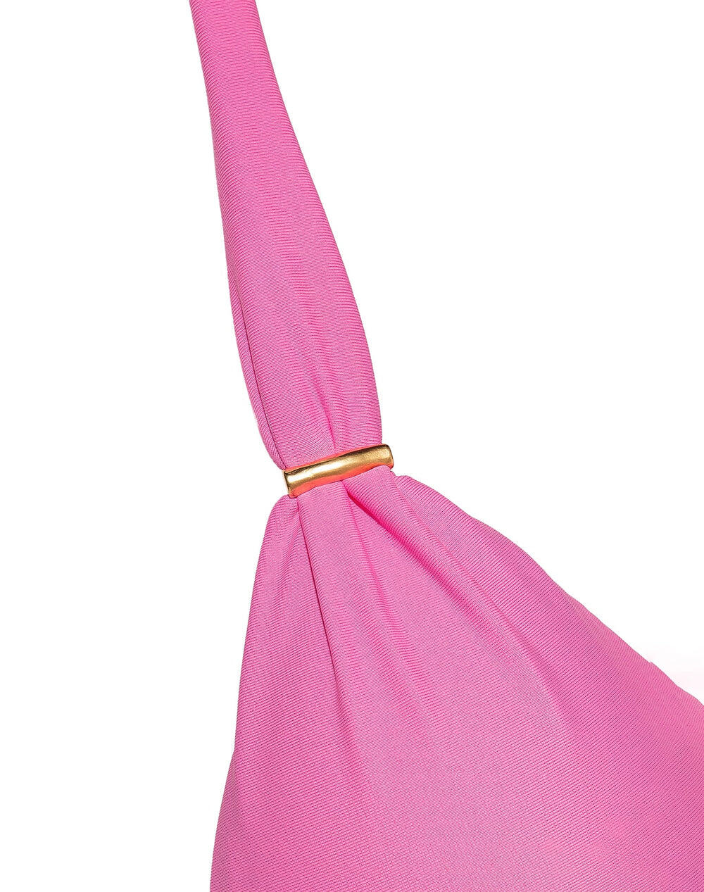 Solid Bia Tube Top Pink - Bikini Top