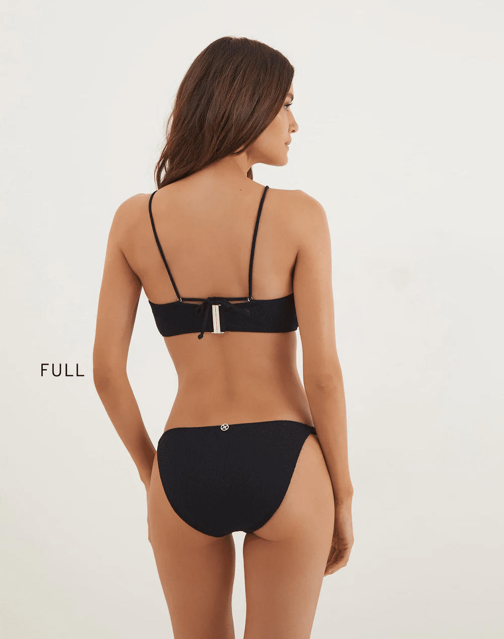 Firenze Basic Full Bottom Black - Bikini Bottom