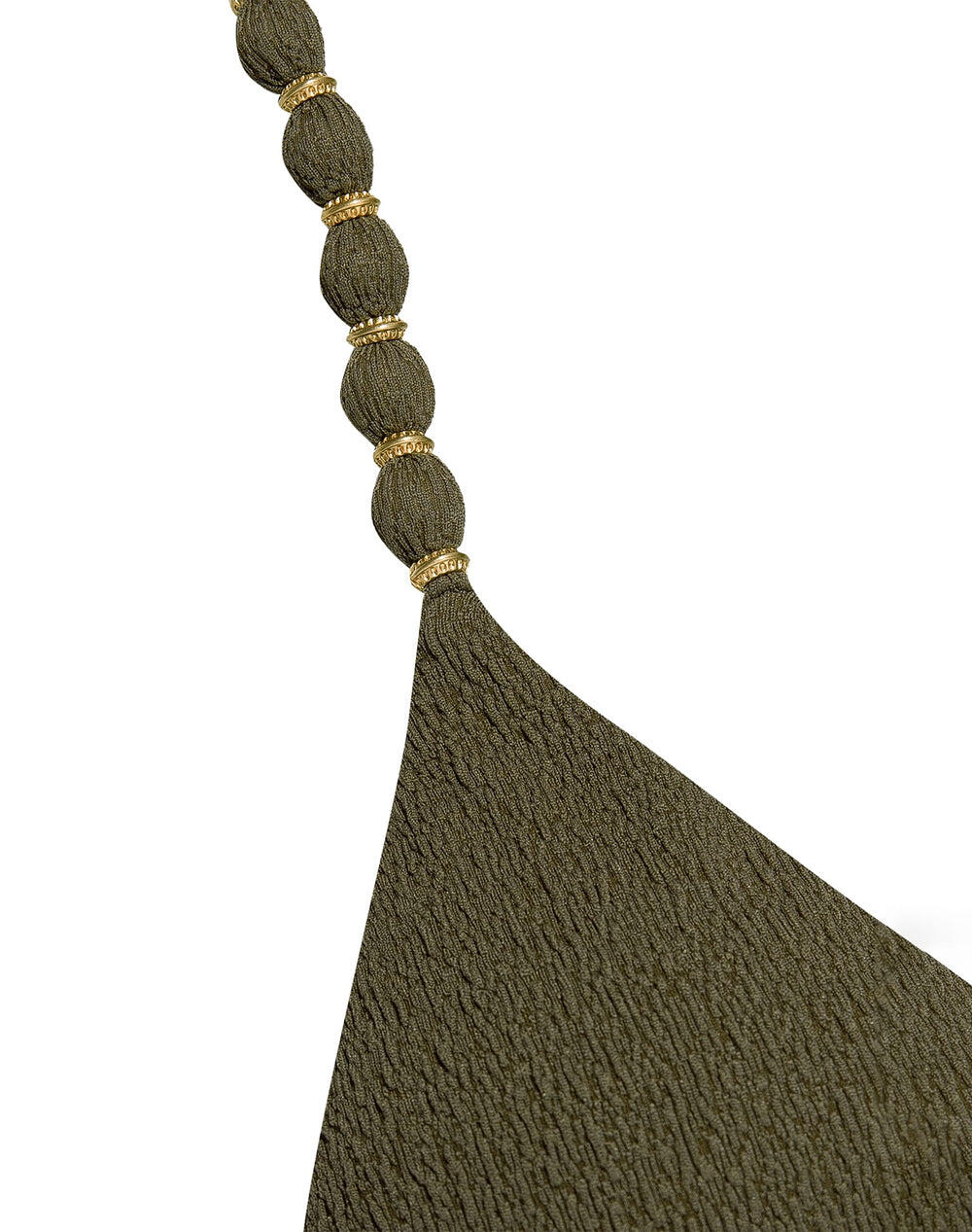 Firenze Beads Triangle Bikini Top Green - Bikini Top