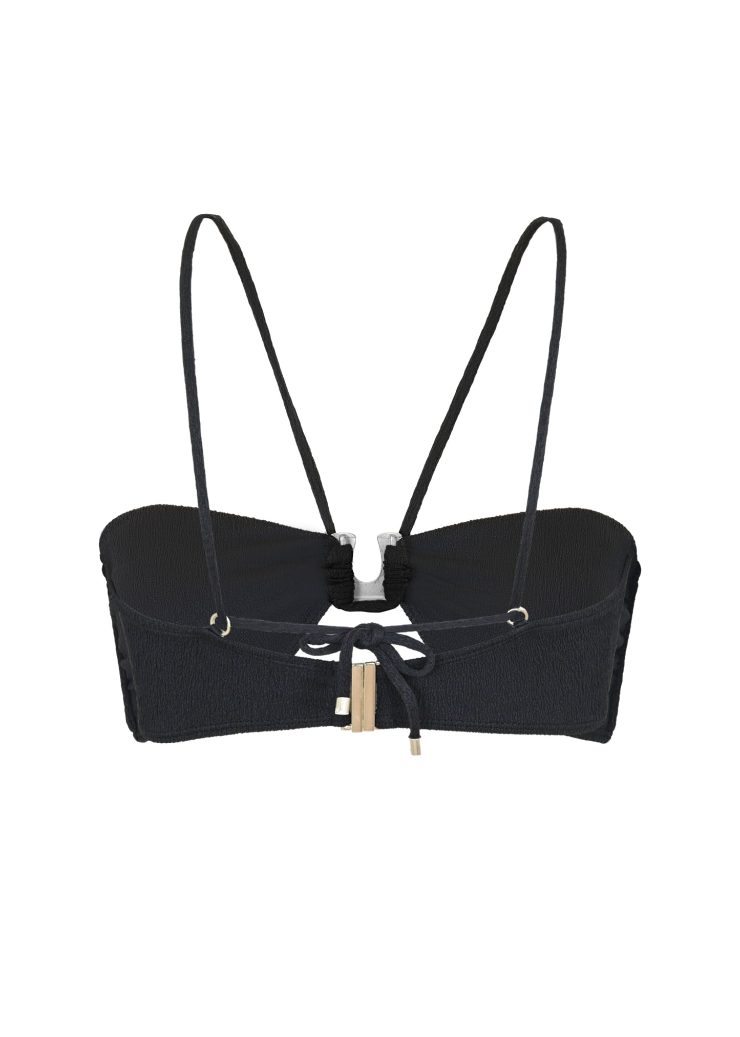 Firenze Sami Bandeau Top Black - Bikini Top