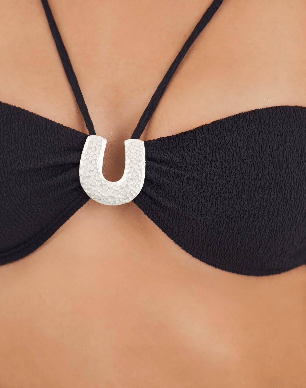 Firenze Sami Bandeau Top Black - Bikini Top