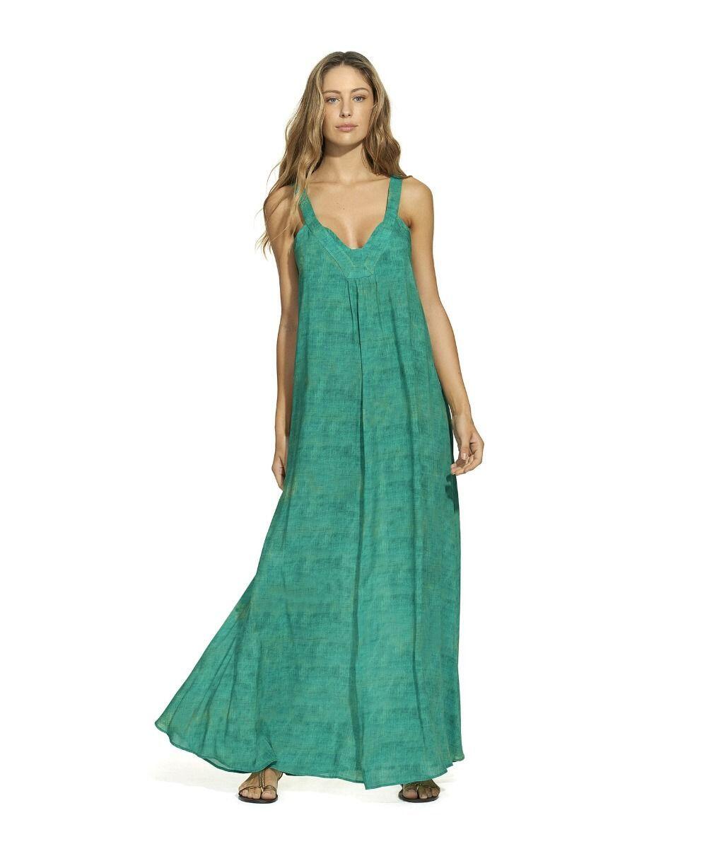 Vix Lagoon Susan Long Dress - S - Dress