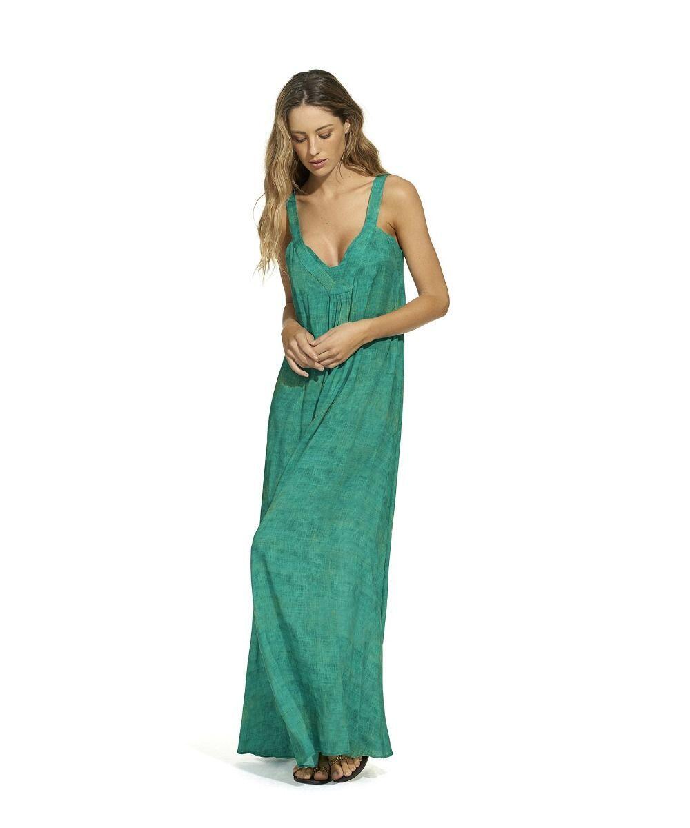 Vix Lagoon Susan Long Dress - S - Dress