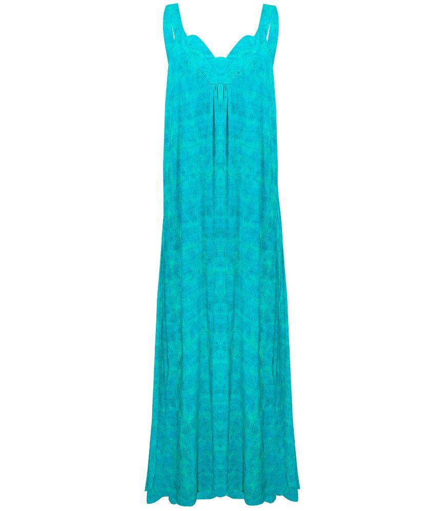 Vix Lagoon Susan Long Dress - S - Dress