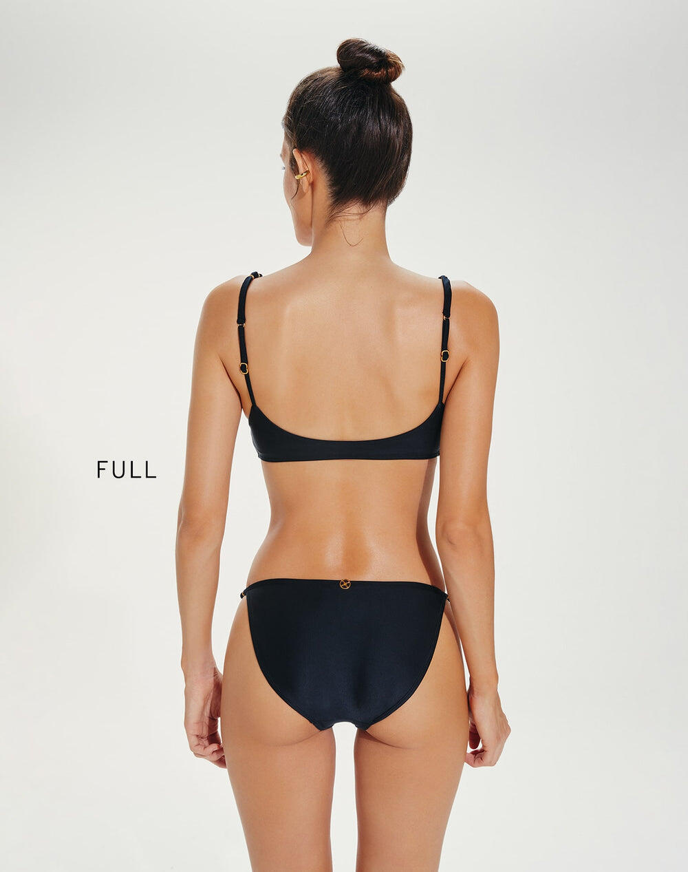 Solid Li Beads Bikini Top Black - Bikini Top