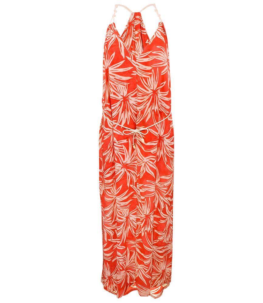 Vix Palm Julie Long Dress - S - Dress