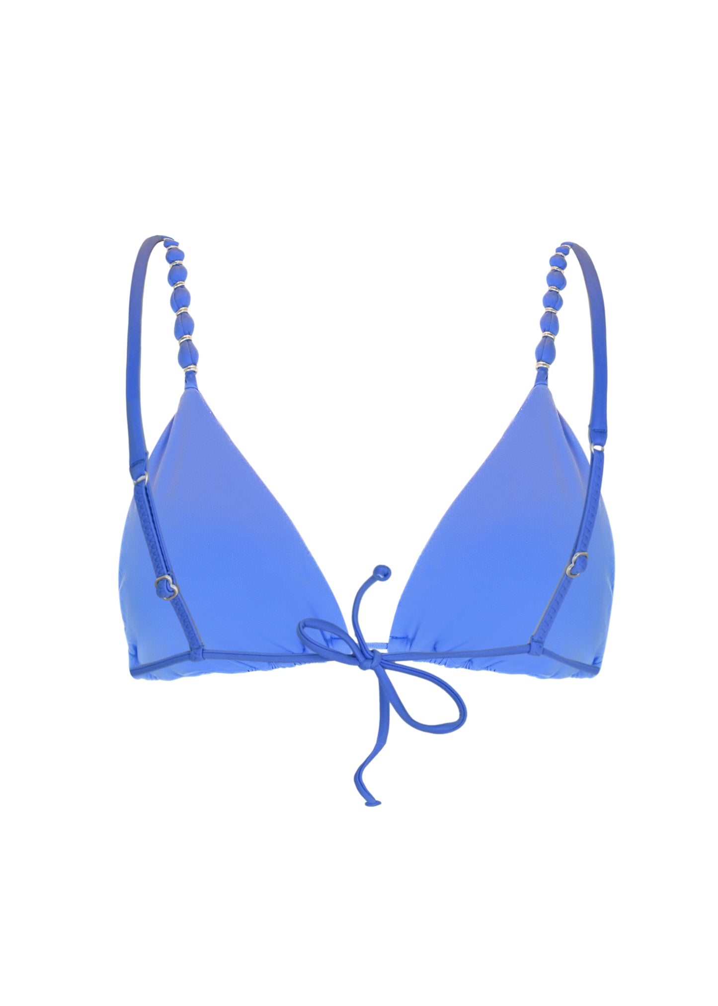 Solid Beads Parallel Tri Top Ethereal - Bikini Top