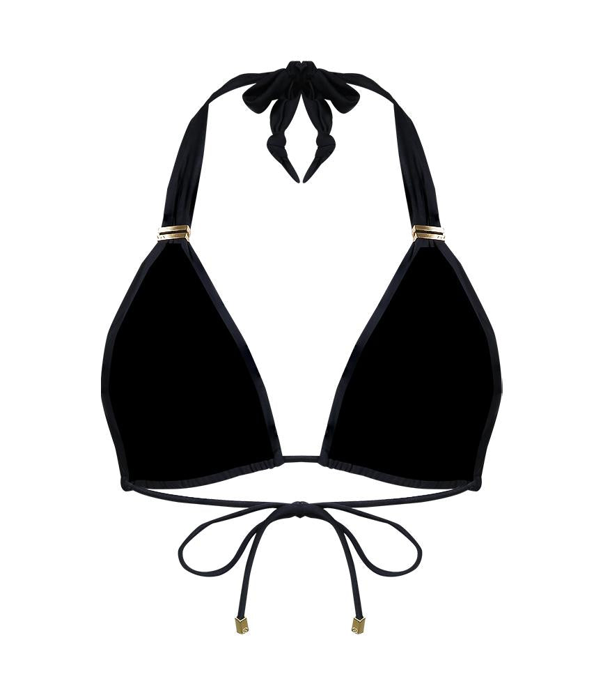 Solid Bia Tube Bikini Top Black - Bikini Top