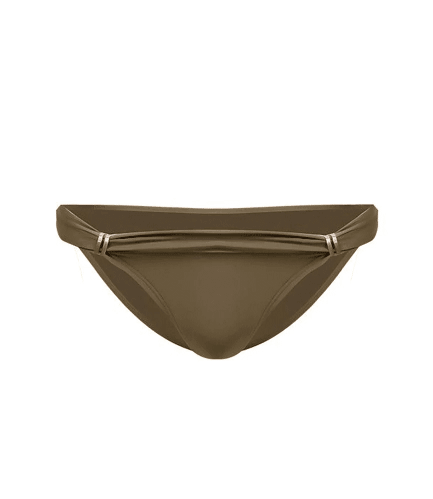 Solid Bia Tube Full Bottoms Military - M - Bikini Bottom