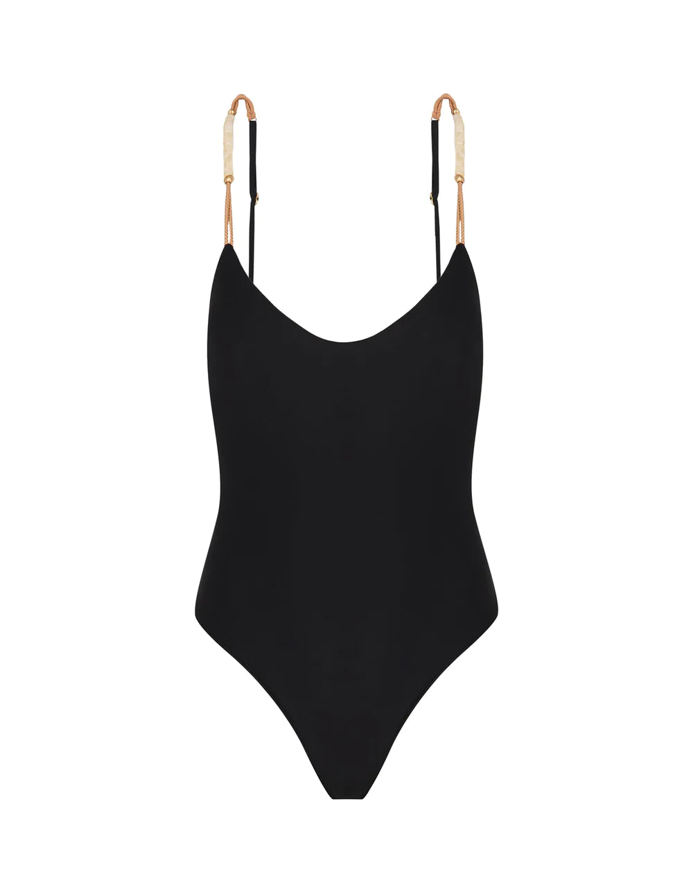 Solid Brooke One Piece Black - One Piece