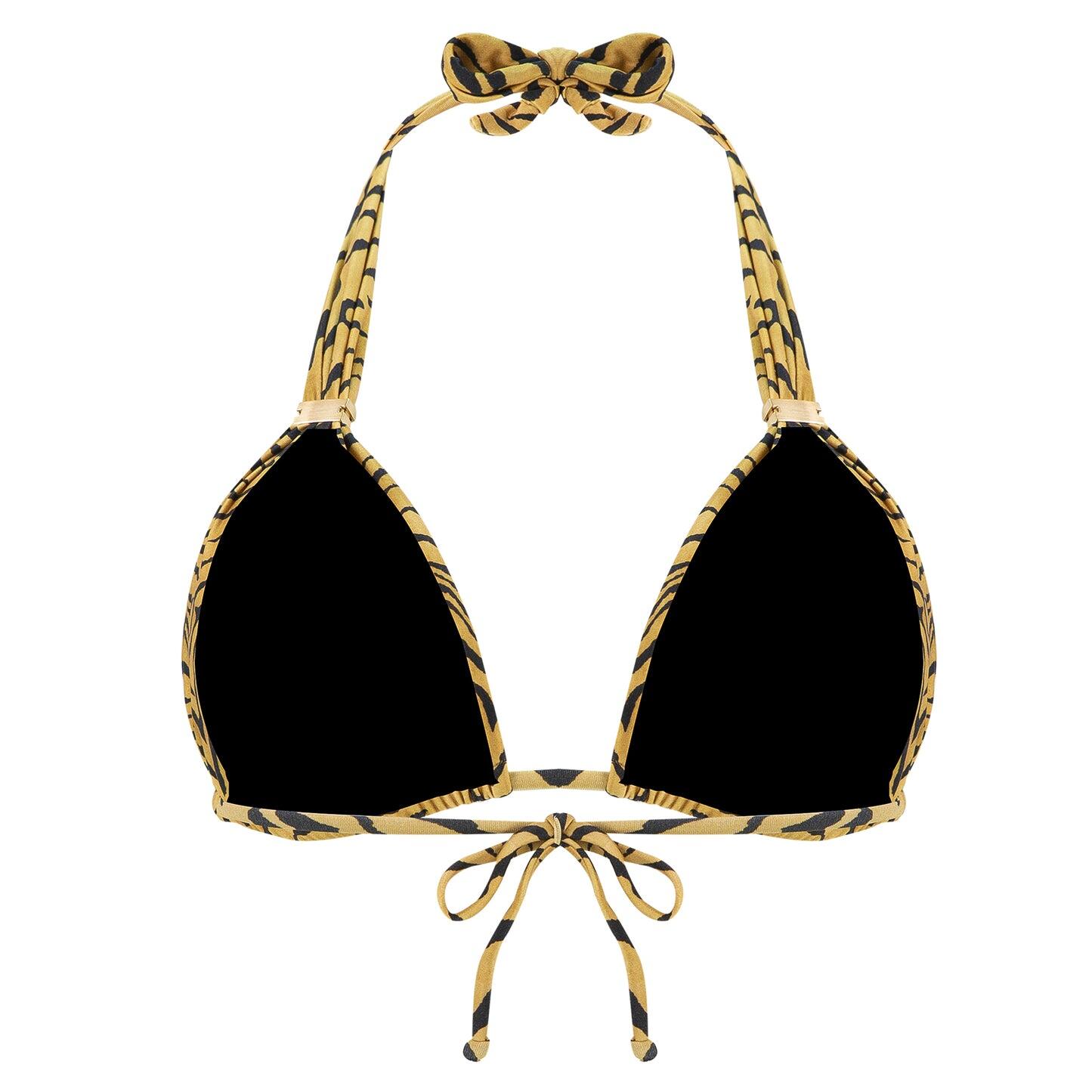 Tiger Bia Tube Top Black - Bikini Top
