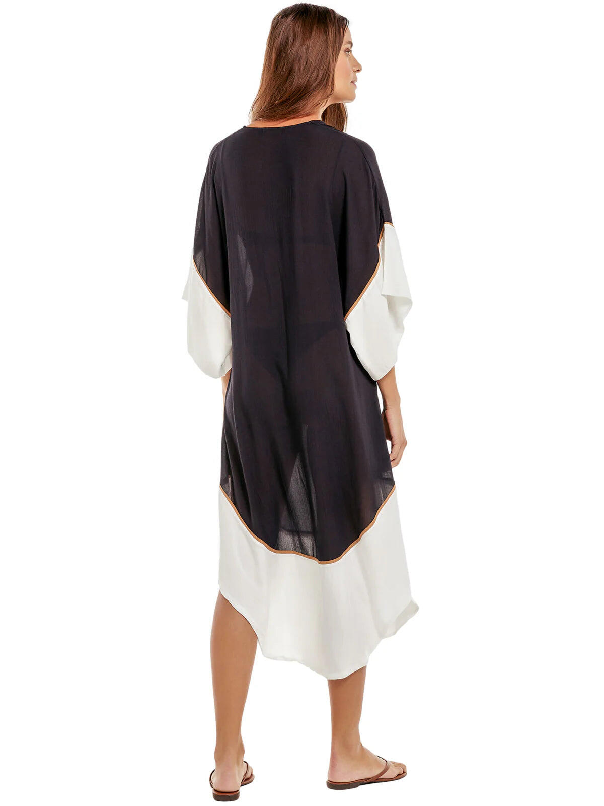 Solid Venus Kaftan Black - Kaftan